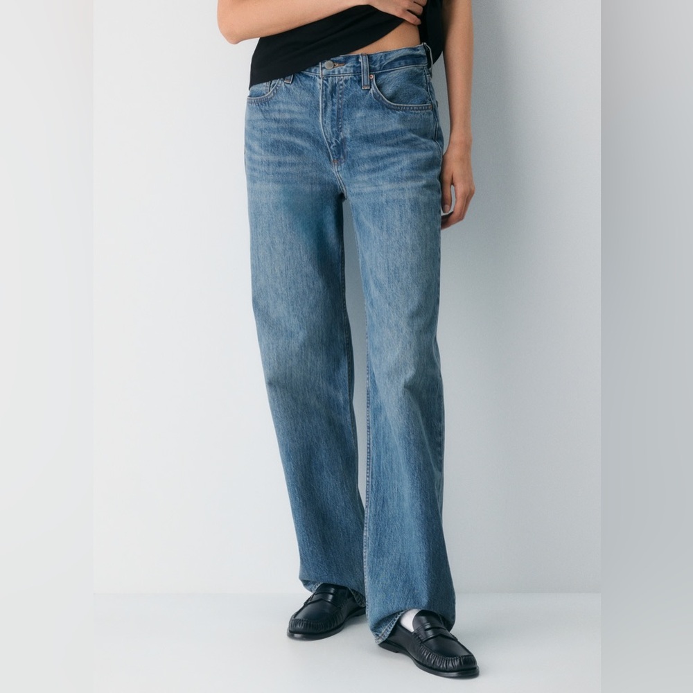 NWT Aritzia Denim Forum The '90s Iggy Lo-Rise Baggy Jean Sz 26